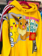 Load image into Gallery viewer, Red Mutha Custom ReWorked Yellow “Pikachu” Hoodie.