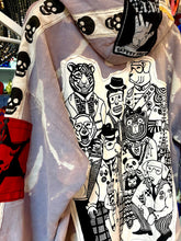 Load image into Gallery viewer, Red Mutha Unique One of a Kind Custom ReWorked “The North Face” Zip Front Hoodie…