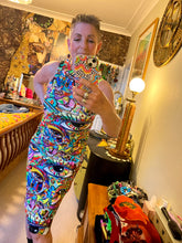 Load image into Gallery viewer, “Eye See You” QuirkyBird Limited Collection Summer Sleeveless Dress.