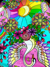 Load image into Gallery viewer, Quirkybird Limited Collection Rainbow Swan Short Dress.