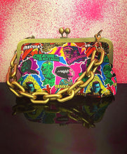 Load image into Gallery viewer, Bits and Bags … Handmade ‘Hollywood Horror’ Clutch Bag