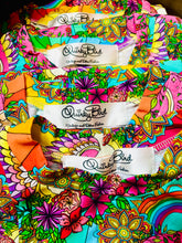 Load image into Gallery viewer, Quirkybird Limited Collection Rainbow Swan Short Dress.