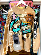 Load image into Gallery viewer, Red Mutha One of a Kind Custom ReWorked “Good Vibes” Sweatshirt