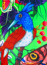 Load image into Gallery viewer, The Bird & The Bees Green Dress by Raised by Danger.