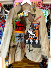 Load image into Gallery viewer, Red Mutha Unique One of a kind Custom ReWorked Punk/Street style jacket