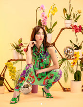 Load image into Gallery viewer, The Birds & The Bees Green High Waist Leggings by Raised by Danger