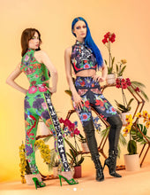 Load image into Gallery viewer, The Birds & The Bees Green High Waist Leggings by Raised by Danger
