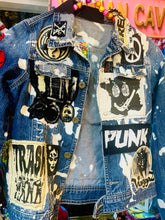 Load image into Gallery viewer, Red Mutha Customised ReWorked Denim Jacket
