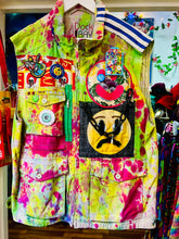 Load image into Gallery viewer, Red Mutha Custom/ReWorked Denim Gilet