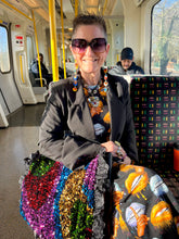 Load image into Gallery viewer, Circular Sequin Overnight Bag