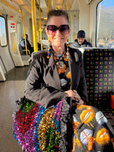 Load image into Gallery viewer, Circular Sequin Overnight Bag