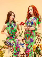 Load image into Gallery viewer, The Bird & The Bees Green Dress by Raised by Danger.