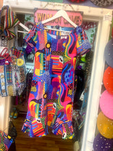 Load image into Gallery viewer, Quirkybird Limited Edition Blue Lagoon Flippy Hem Dress.