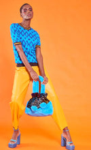 Load image into Gallery viewer, Sequin & Faux Fur Pom Pom Bag