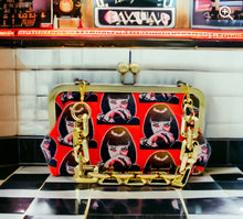 Load image into Gallery viewer, Bits and Bags Handmade  Pulp Fiction Inspired Clutch