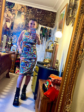 Load image into Gallery viewer, “Eye See You” QuirkyBird Limited Collection Summer Sleeveless Dress.