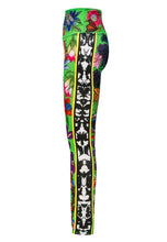 Load image into Gallery viewer, The Birds & The Bees Green High Waist Leggings by Raised by Danger