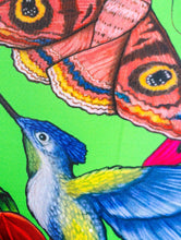 Load image into Gallery viewer, The Birds & The Bees Green Crop Top by Raised by Danger