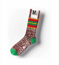Load image into Gallery viewer, Quirky Mr D London Chunky Rib Socks - Design Block Stripe