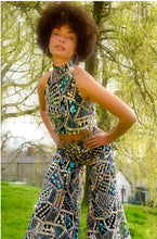 Load image into Gallery viewer, Ariana & Cher Flares Coord….Electric Garden