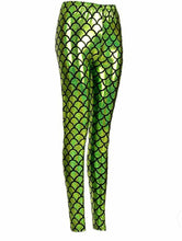 Load image into Gallery viewer, Shiny Festival/Party/Workout Leggings