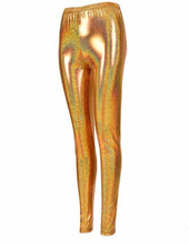 Load image into Gallery viewer, Shiny Festival/Party/Workout Leggings