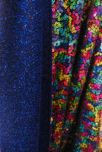 Load image into Gallery viewer, Long Length Rainbow Sequin Kimono