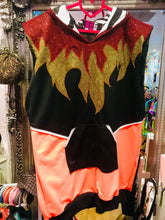 Load image into Gallery viewer, Sparkle flames 🔥 Custom Made, Oversize,Hooded Top