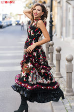 Load image into Gallery viewer, Iltokoni Designer Custom made ‘Florrie’ mesh Dress