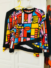 Load image into Gallery viewer, QuirkyBird Limited Collection “Retro Art” Sweat Top