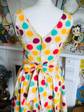Load image into Gallery viewer, Polka Dot Tea Dress