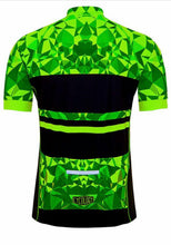 Load image into Gallery viewer, Cycology Quality Men's Relaxed Fit Jersey - Design Geometric Lime