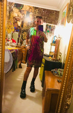 Load image into Gallery viewer, Discotheque Chevron sequin Mini dress