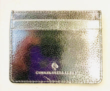 Load image into Gallery viewer, Silver Leather Card Holder