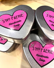 Load image into Gallery viewer, Heart Soap in a Tin