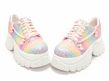 Load image into Gallery viewer, Rainbow Chunky Trainers