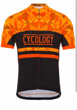Load image into Gallery viewer, Cycology Quality Men's Relaxed Fit Jersey - Design Geometric Orange
