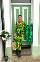 Load image into Gallery viewer, QuirkyBird Limited Collection Green Splat Dress