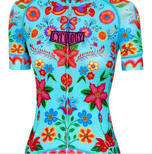 Load image into Gallery viewer, Frida Aqua Cycling Jersey