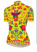 Load image into Gallery viewer, Cycology Quality Womens Jersey - Design Frida Yellow