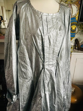 Load image into Gallery viewer, Avant Garde Designer ‘Creare’ Silver ‘paper’ Dress