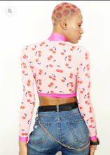 Load image into Gallery viewer, Cherry Bomb Long Sleeved Crop Top