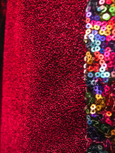 Load image into Gallery viewer, Long Length Rainbow Sequin Kimono