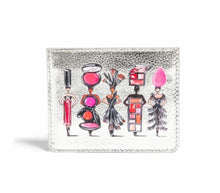 Load image into Gallery viewer, Silver Leather Card Holder