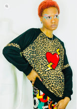 Load image into Gallery viewer, Love Hurts Leopard Sweat