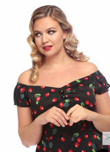 Load image into Gallery viewer, Dolores Dress Red Cherry
