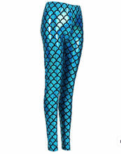 Load image into Gallery viewer, Shiny Festival/Party/Workout Leggings