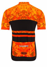 Load image into Gallery viewer, Cycology Quality Men's Relaxed Fit Jersey - Design Geometric Orange