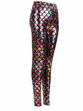 Load image into Gallery viewer, Shiny Festival/Party/Workout Leggings