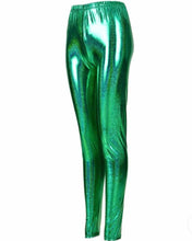 Load image into Gallery viewer, Shiny Festival/Party/Workout Leggings
